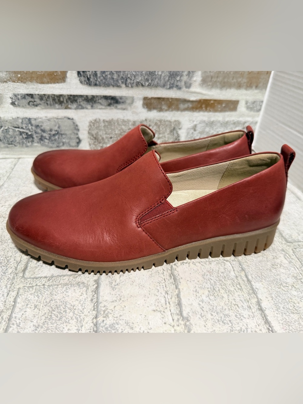 Dansko leather loafer comfort shoe size 38 7.5-8